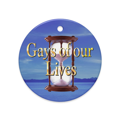 Gays of Our Lives (Ceramic ornament)-Ceramic Ornament-Swish Embassy