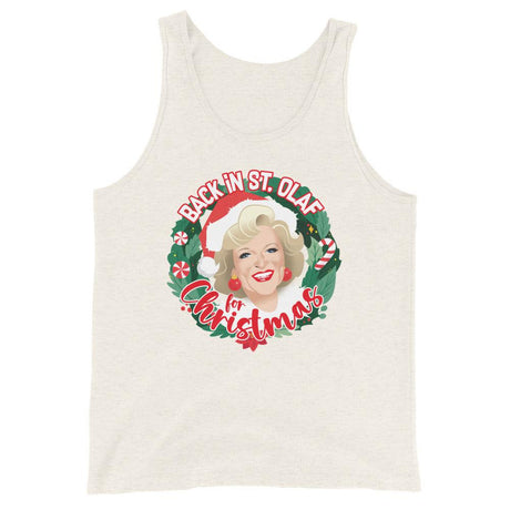 GG Back in St Olaf Christmas (Tank Top)-Christmas Tank Tops-Swish Embassy
