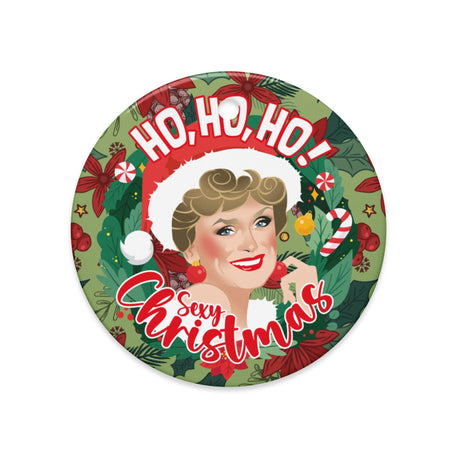 GG Ho Ho Ho (Ceramic Ornament)-Ceramic Ornament-Swish Embassy