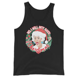 GG I Will Not Have A Merry XMas (Tank Top)-Christmas Tank Tops-Swish Embassy