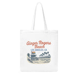 Ginger Rogers Beach (Canvas Bag)-Canvas Bag-Swish Embassy