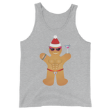 Gingerbread Circuit Man (Tank Top)-Christmas Tank Tops-Swish Embassy