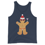 Gingerbread Circuit Man (Tank Top)-Christmas Tank Tops-Swish Embassy
