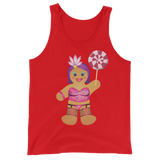 Gingerbread Drag Queen (Tank Top)-Christmas Tank Tops-Swish Embassy
