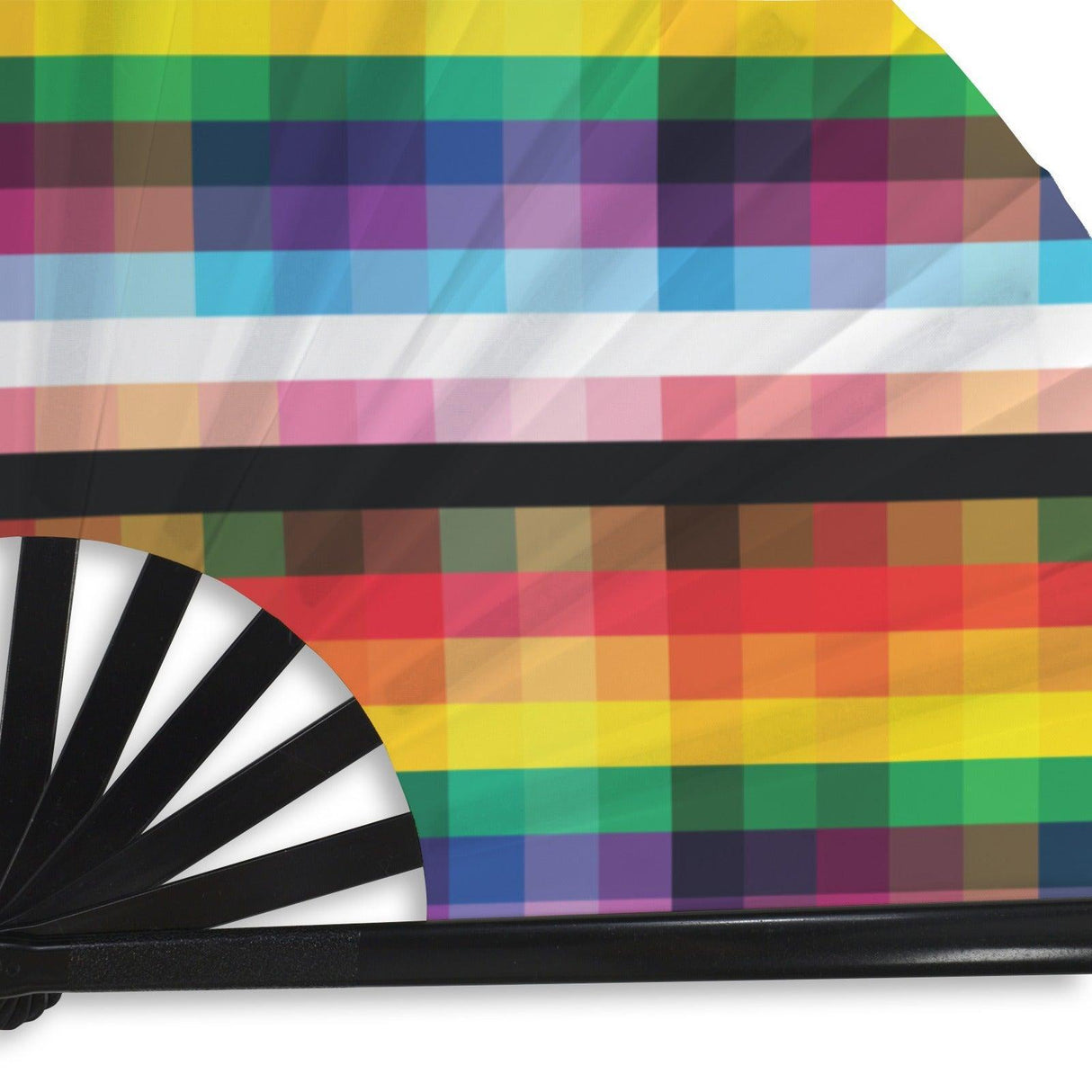 Gingham? I Barely Know ’Em! (Folding Clack Fan)