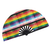 Gingham? I Barely Know ’Em! (Folding Clack Fan)