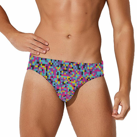 Glitch Candy (Swim Briefs)-Swim Briefs-Swish Embassy