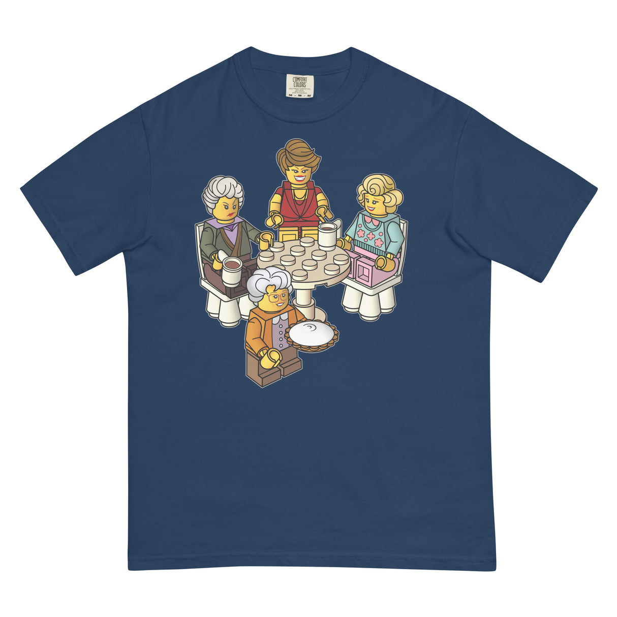 Golden Girls Blocks (Boxy Tee)-Boxy T-Shirt-Swish Embassy