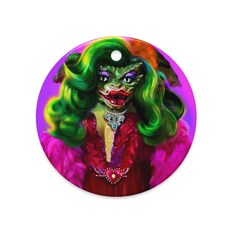 Greta Glamazon (Ceramic ornament)-Ceramic Ornament-Swish Embassy