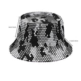Halftone Camo (Allover Bucket Hat)-Allover Bucket Hat-Swish Embassy
