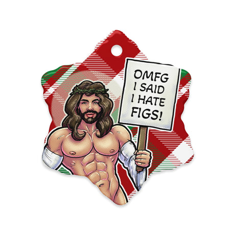 Hates Figs (Ceramic ornament)-Ceramic Ornament-Swish Embassy