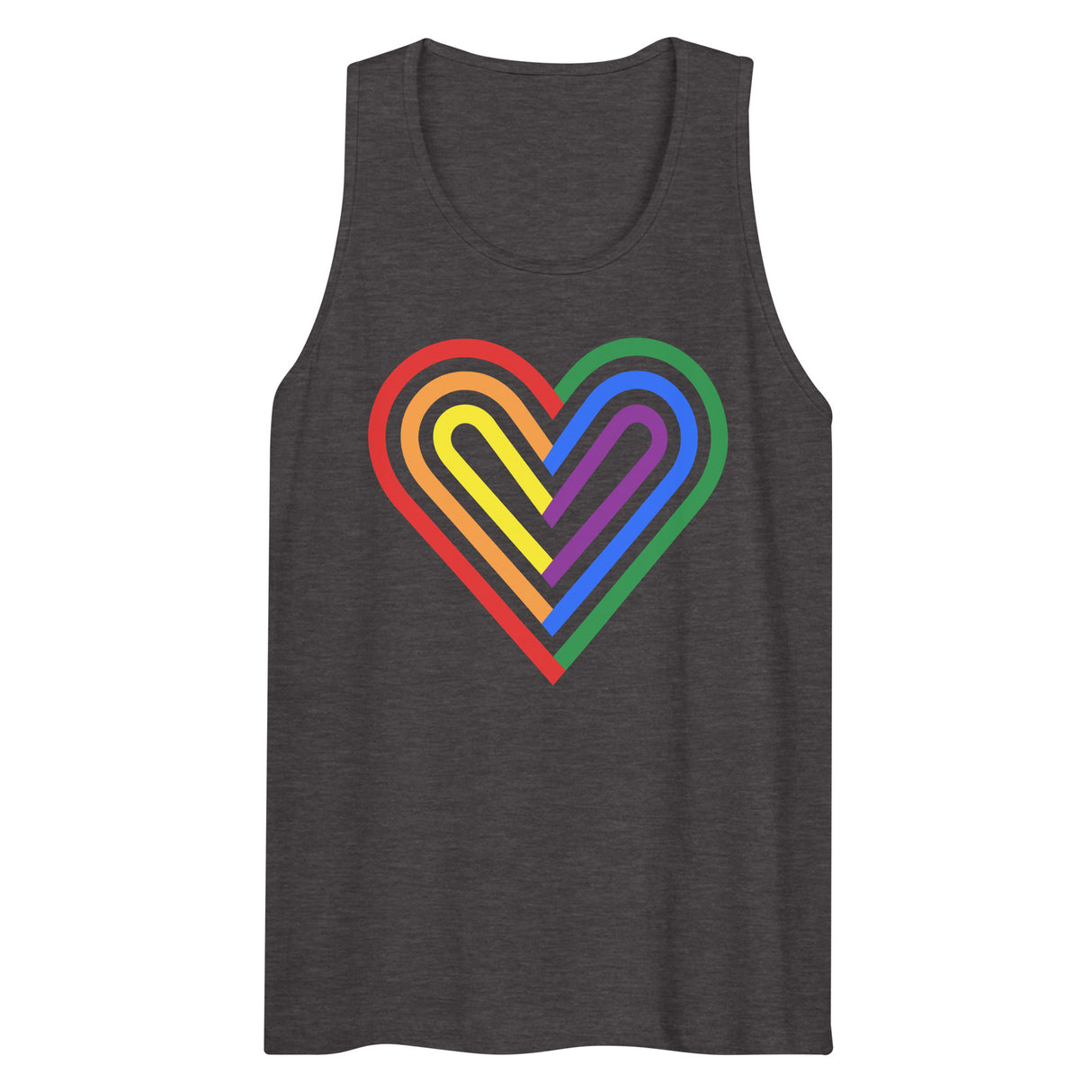 Heart On (Tank Top)-Tank Top-Swish Embassy