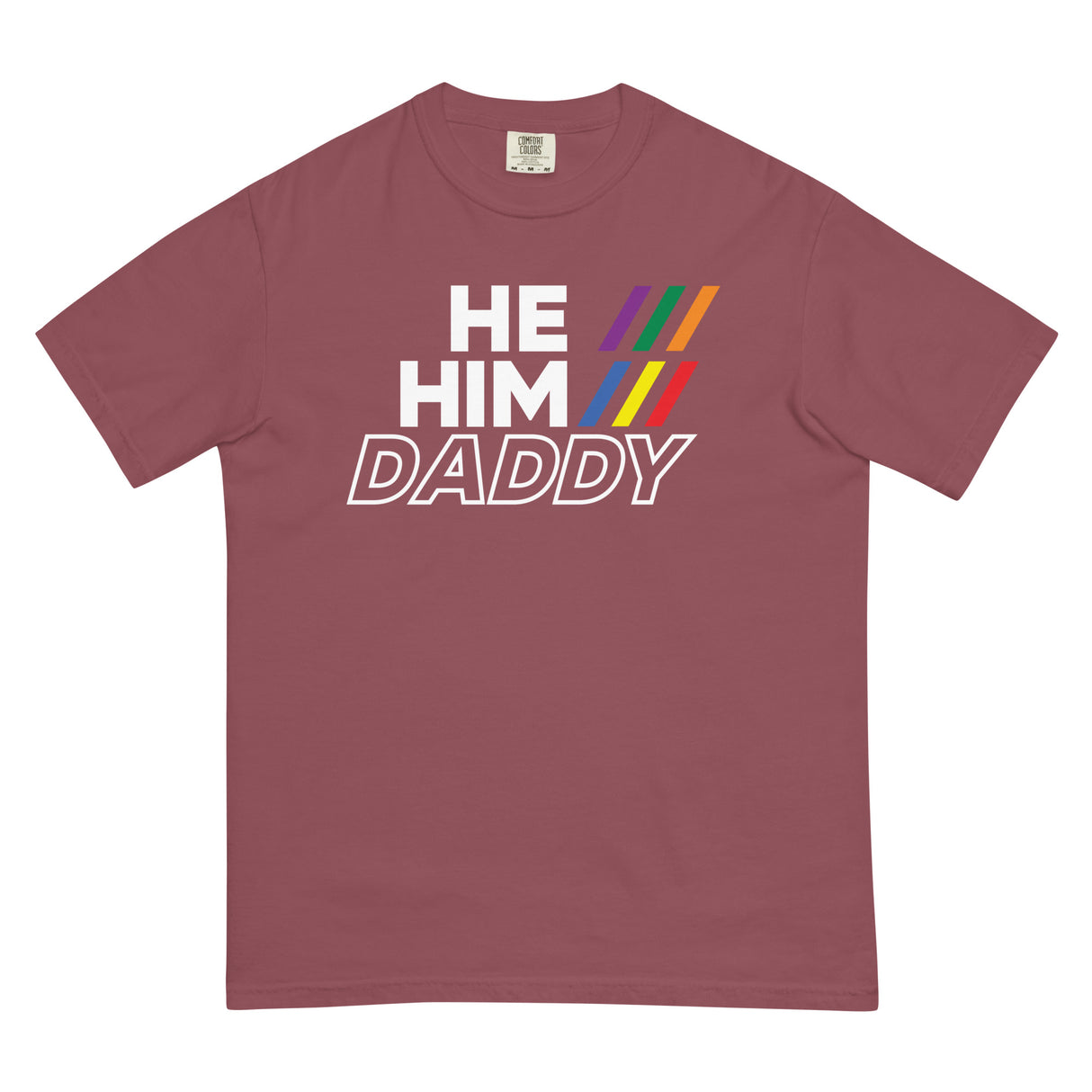 He/Him/Daddy (Boxy Tee)-Boxy T-Shirt-Swish Embassy