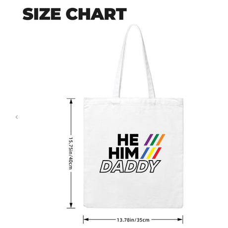 He/Him/Daddy (Canvas Bag)-Canvas Bag-Swish Embassy