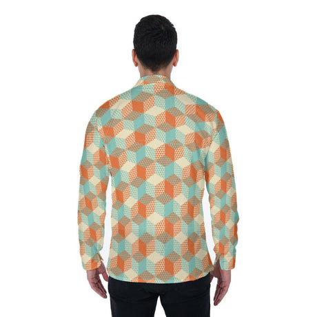 Hexa Gone (Long Sleeve Button Shirt)-Long Sleeve Button Shirts-Swish Embassy