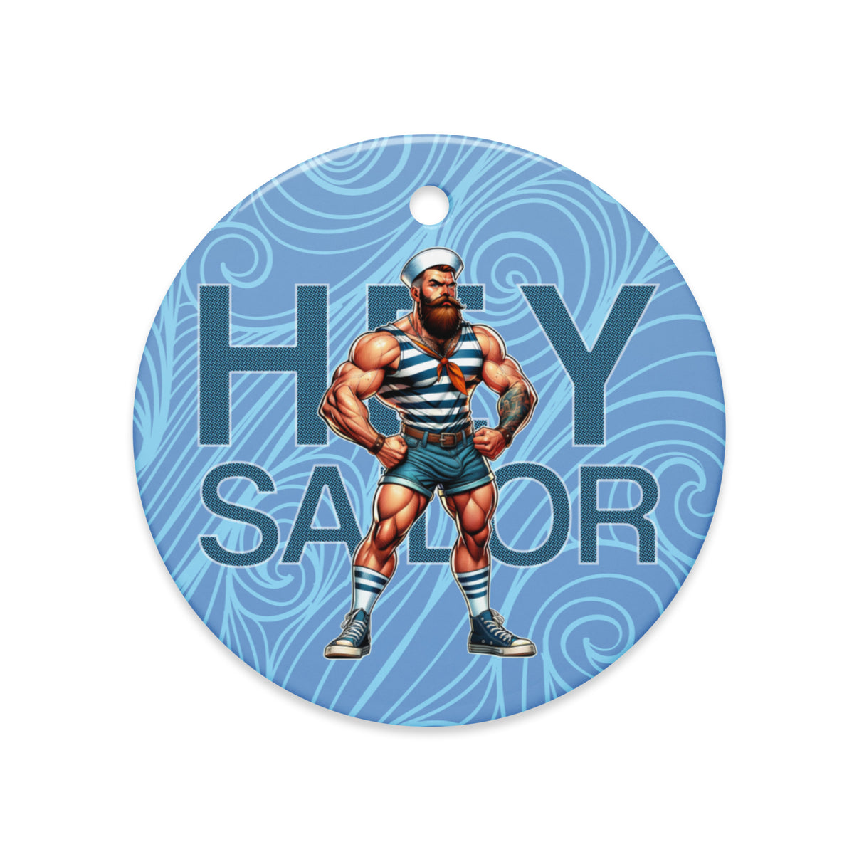 Hey Sailor (Ceramic ornament)-Ceramic Ornament-Swish Embassy