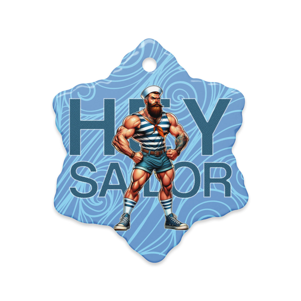 Hey Sailor (Ceramic ornament)-Ceramic Ornament-Swish Embassy