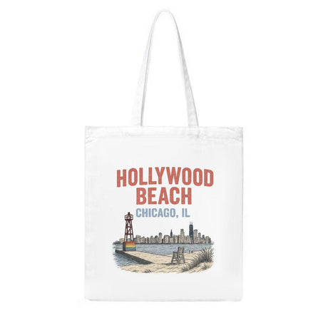 Hollywood Beach (Canvas Bag)-Canvas Bag-Swish Embassy