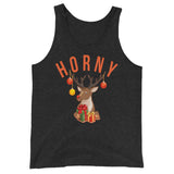 Horny (Tank Top)-Christmas Tank Tops-Swish Embassy
