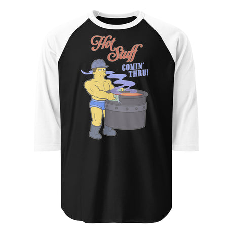 Hot Stuff Comin’ Thru (Raglan)-Raglan-Swish Embassy