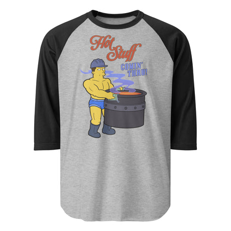 Hot Stuff Comin’ Thru (Raglan)-Raglan-Swish Embassy