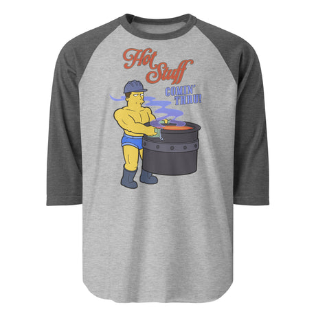 Hot Stuff Comin’ Thru (Raglan)-Raglan-Swish Embassy