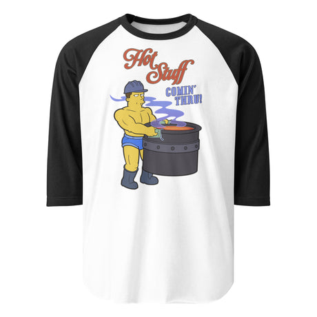 Hot Stuff Comin’ Thru (Raglan)-Raglan-Swish Embassy