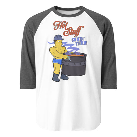 Hot Stuff Comin’ Thru (Raglan)-Raglan-Swish Embassy