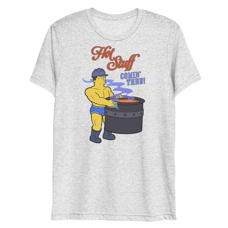 Hot Stuff Comin’ Thru (Triblend)-Triblend T-Shirt-Swish Embassy