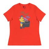 Hot Stuff Comin’ Thru (Women's Relaxed T-Shirt)-Women's T-Shirts-Swish Embassy