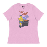 Hot Stuff Comin’ Thru (Women's Relaxed T-Shirt)-Women's T-Shirts-Swish Embassy