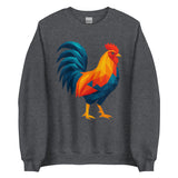 Huge Polygon Rooster (Sweatshirt)-Sweatshirt-Swish Embassy