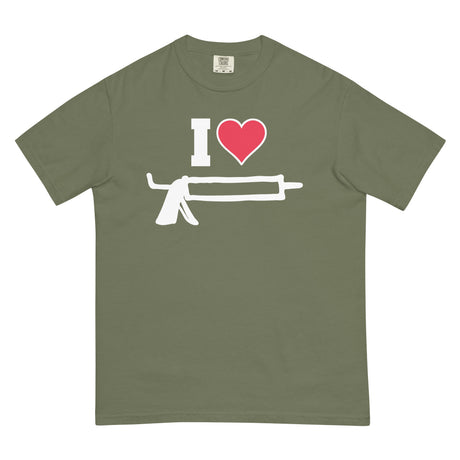 I Love Caulk (Boxy Tee)-Boxy T-Shirt-Swish Embassy