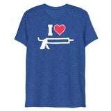 I Love Caulk (Triblend)-Triblend T-Shirt-Swish Embassy