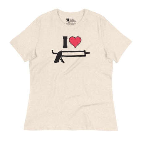 I Love Caulk (Women's Relaxed T-Shirt)-Women's T-Shirts-Swish Embassy