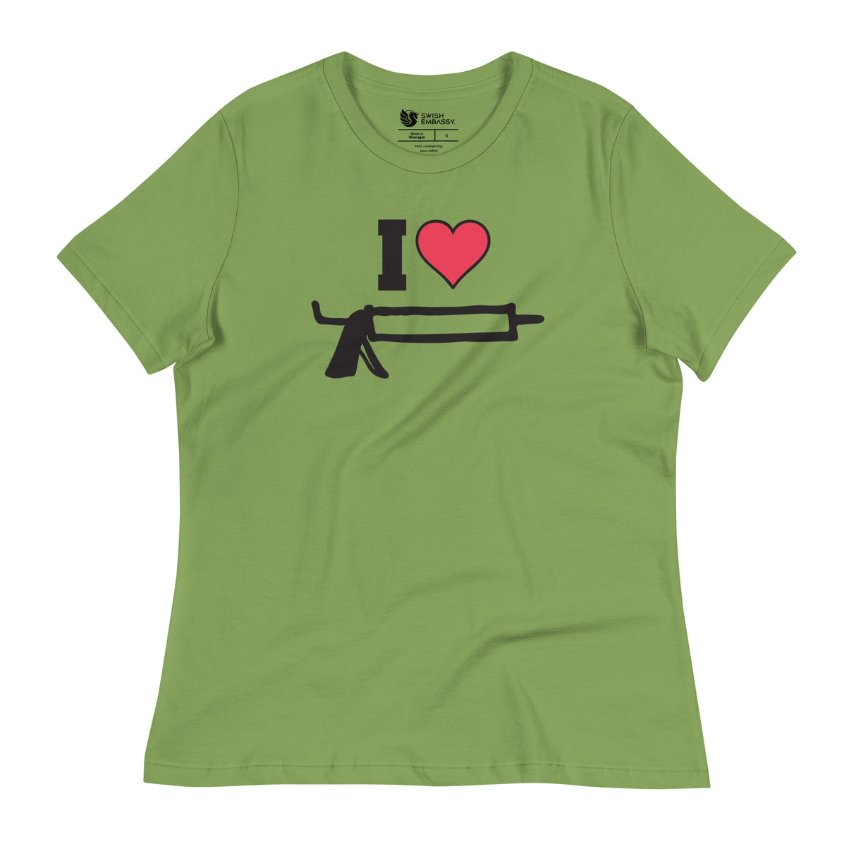 I Love Caulk (Women's Relaxed T-Shirt)-Women's T-Shirts-Swish Embassy