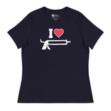 I Love Caulk (Women's Relaxed T-Shirt)-Women's T-Shirts-Swish Embassy
