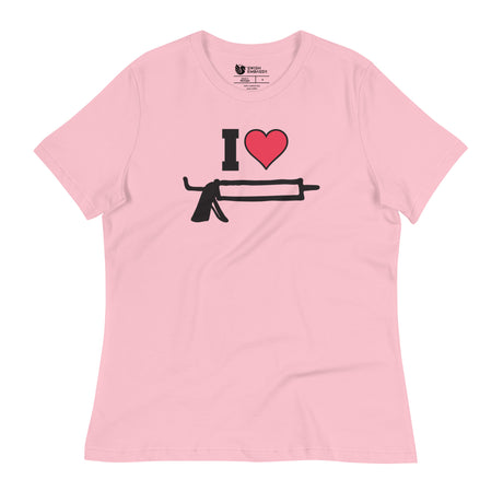I Love Caulk (Women's Relaxed T-Shirt)-Women's T-Shirts-Swish Embassy