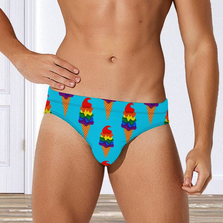 Ice Cream (Swim Briefs)-Swim Briefs-Swish Embassy