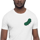 In A Pickle (Embroidered)-Embroidered T-Shirts-Swish Embassy