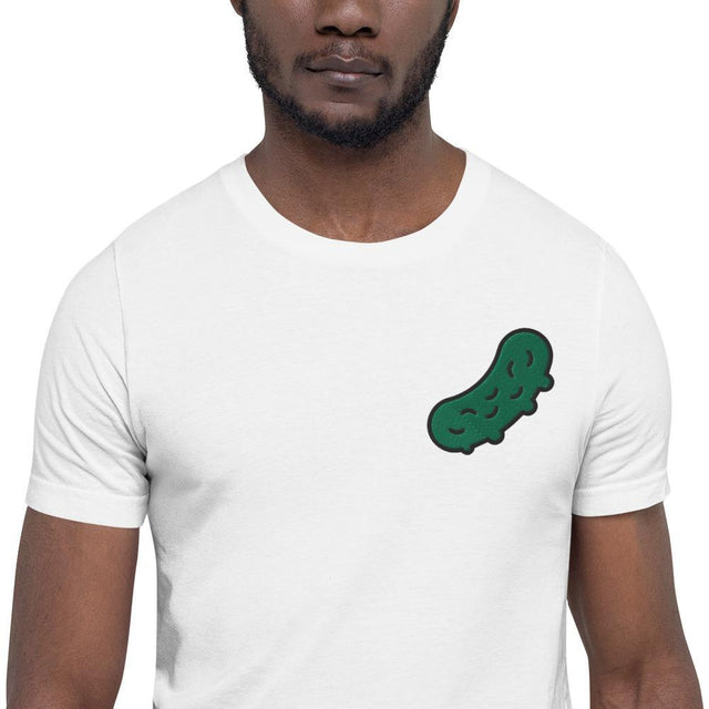 In A Pickle (Embroidered)-Embroidered T-Shirts-Swish Embassy