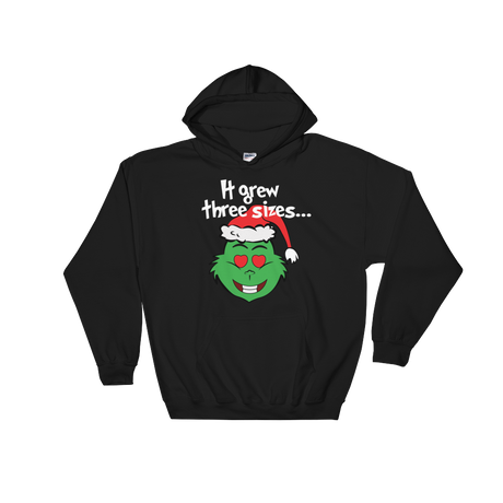 It Grew Three Sizes (Hoodie)-Christmas Hoodies-Swish Embassy
