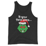It Grew Three Sizes (Tank Top)-Christmas Tank Tops-Swish Embassy
