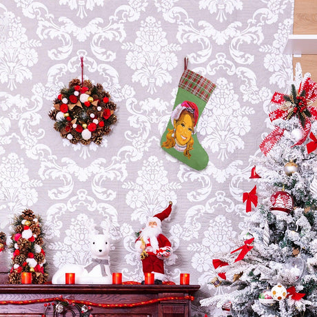 It's Time (Sequin Christmas Stocking)-Christmas Stockings-Swish Embassy