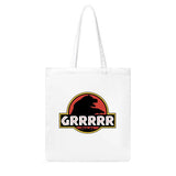 Jurassic Bear (Canvas Bag)-Canvas Bag-Swish Embassy