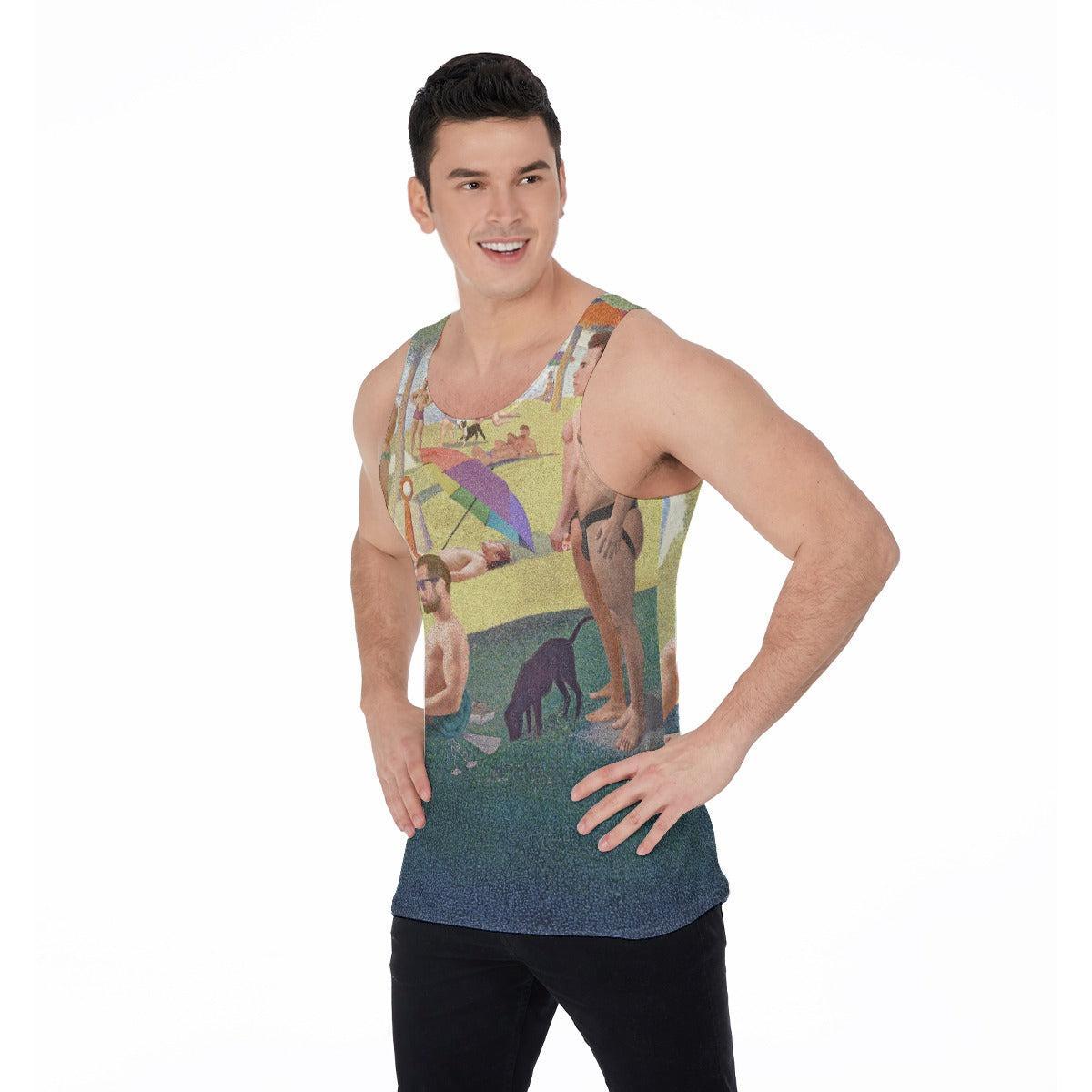 La Grande Jock (Allover Tank Top)-Allover Tank Top-Swish Embassy