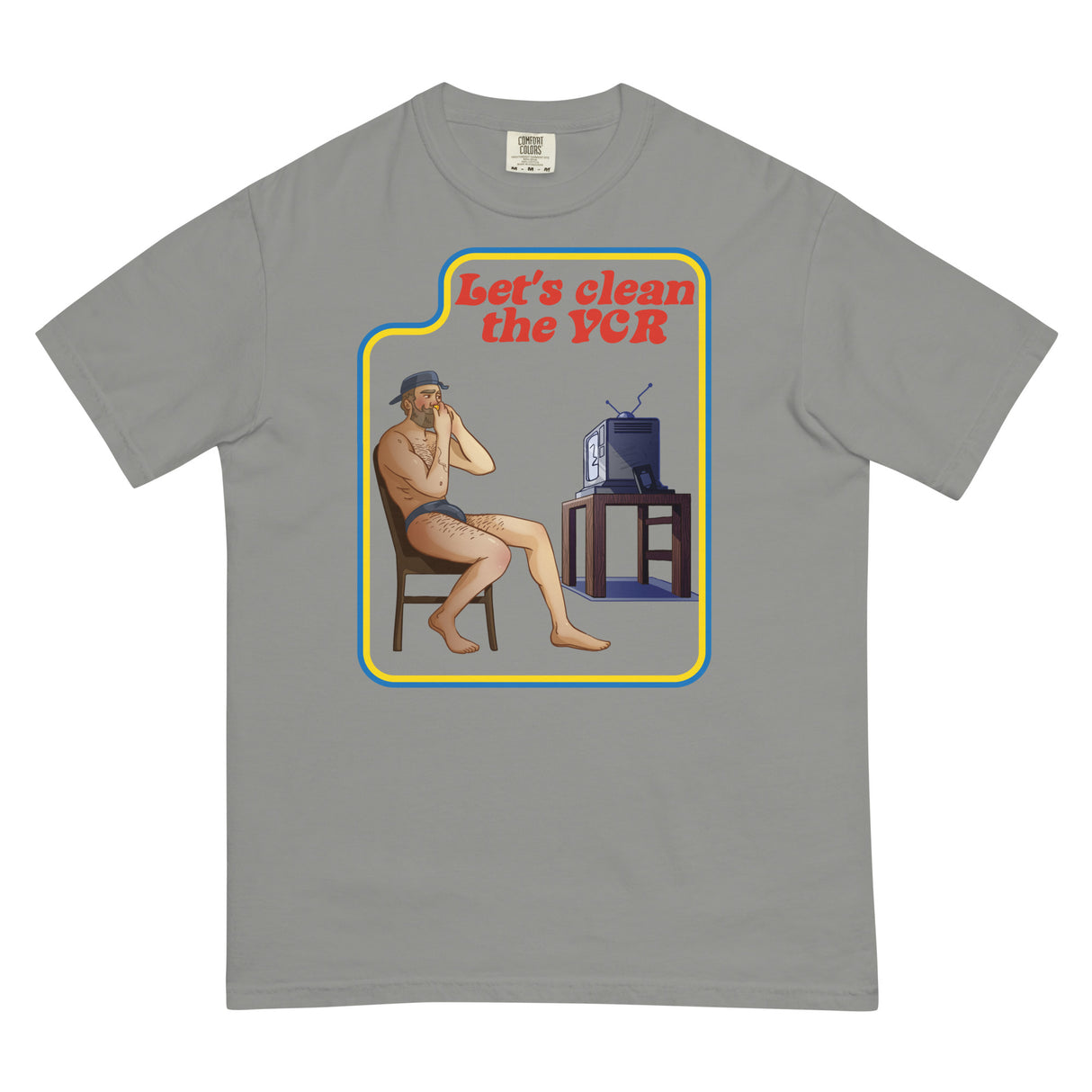 Let'S Clean The Vcr (Boxy Tee)-Boxy T-Shirt-Swish Embassy
