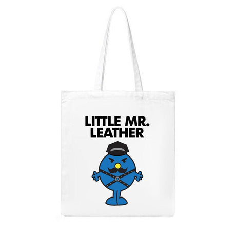 Little Mr. Leather (Canvas Bag)-Canvas Bag-Swish Embassy