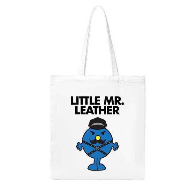 Little Mr. Leather (Canvas Bag)-Canvas Bag-Swish Embassy
