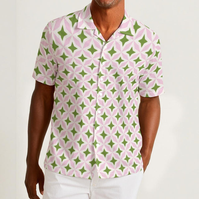 Martini on Venus (Cotton Button Shirt)-Cotton Button Shirt-Swish Embassy